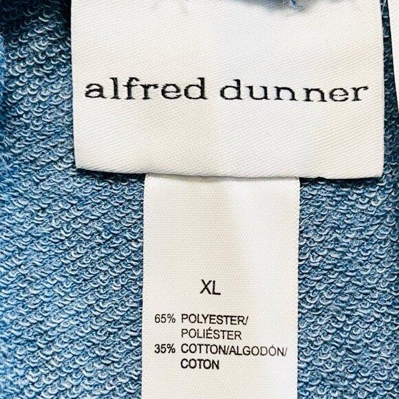 Alfred Dunner Women's Pull-on Elastic Waist Traditional Fit Blue Pants Sz XL NWT - Picture 5 of 10